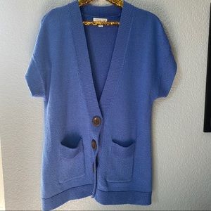 Cold water Creek short sleeve Cardigan